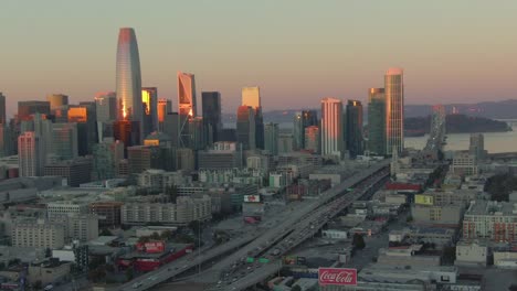 San-Francisco-historic-Coca-Cola-sign-zoom-in-from-skyline