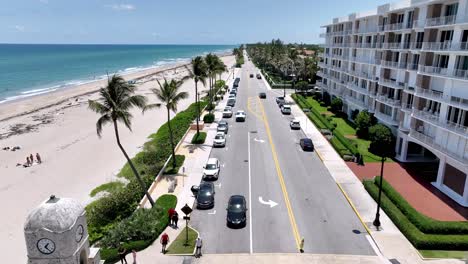 Empuje-Aéreo-En-Palm-Beach,-Florida