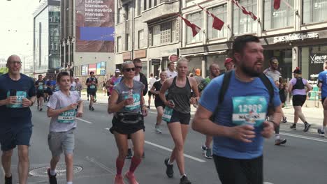 19-may-2024,-Rimi-Riga-Marathon-Latvia:-Marathon-Runners-Crowd-10km-Distance-Front-View