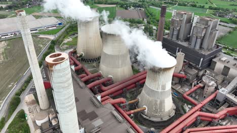 Central-Eléctrica-De-Weisweiler,-Esta-Central-Eléctrica-Se-Alimenta-Principalmente-De-Lignito-Extraído-De-La-Mina-A-Cielo-Abierto-De-Inden.