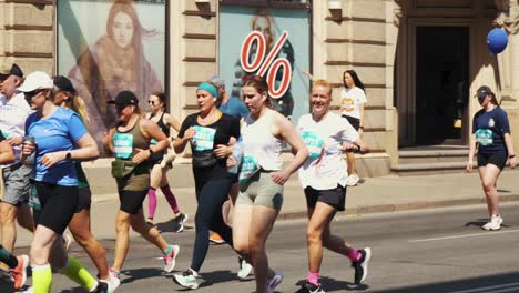 19-may-2024,-Rimi-Riga-Marathon-Latvia:-Marathon-Runners-Crowd-10km-Distance-Front-View