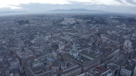 Vuelo-Sobre-Roma-Durante-El-Amanecer-Con-Mavic-3