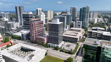 Luftaufnahme-Ausziehbar-Fort-Lauderdale-Florida-Skyline