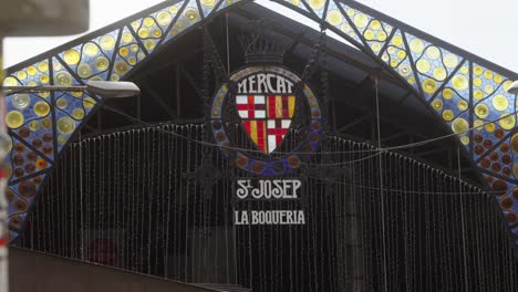 Lage-Des-Eingangs-Von-La-Boqueria-Im-Stadtzentrum-Von-Barcelona