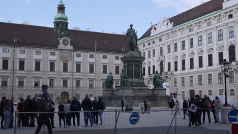 Palacio-De-Hofburg,-Un-Histórico-Castillo-Austriaco,-Antigua-Residencia-Del-Emperador