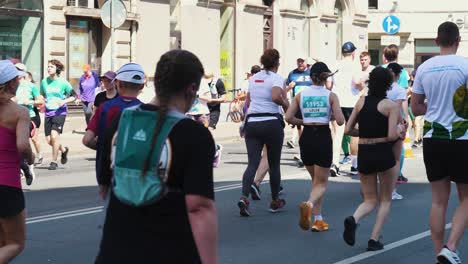 19-may-2024,-Rimi-Riga-Marathon-Latvia:-Marathon-Runners-Crowd-10km-Distance-Front-View