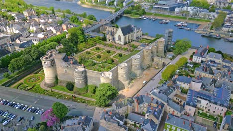 Schloss-Angers-Im-Loiretal,-Frankreich