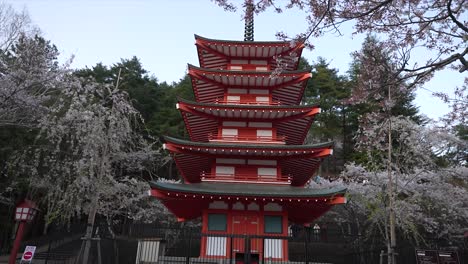 Traditional-Wooden-Japanese-Multi-Storey-Pagoda-Painted-in-Red-at-Kiyomizu-Dera-Temple-in-Kyoto,-japan