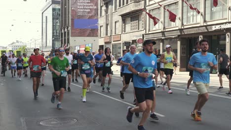 19-may-2024,-Rimi-Riga-Marathon-Latvia:-Marathon-Runners-Crowd-10km-Distance-Front-View