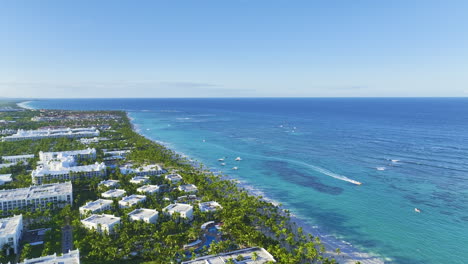 Luxurious-Beach-Resort-Hotel-In-Punta-Cana,-Dominican-Republic