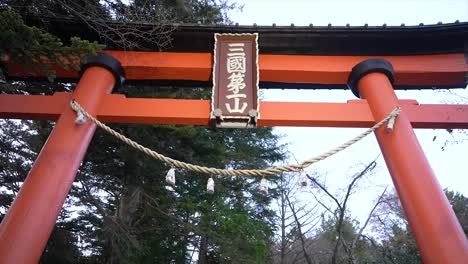 torii-mount-fuji-in--Arakurayama-Sengen-Park