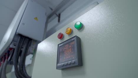 Closeup-view-of-digital-meter-of-Solar-Inverter-in-Industry-of-Pakistan