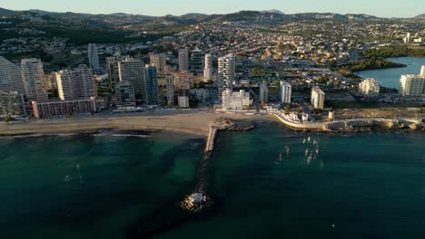 Cinematic-aerial-perspective-of-coastline-of-Calpe-city
