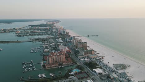 Incredible-drone-footage-of-Clearwater-Beach-at-sunset