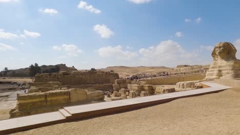 Archäologische-Überreste-Von-Zivilisationsstrukturen-Außerhalb-Der-Großen-Sphinx-Und-Der-Pyramide