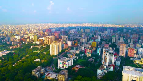 Parque-Verde-Ciudad-De-Dhaka-Bangladesh-Megaciudad-País-Del-Tercer-Mundo-Asia-Del-Sur