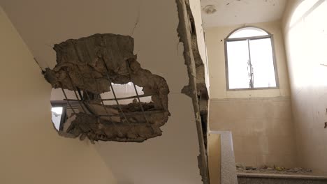 Bombed-apartment-of-civilians-in-Gaza-Strip-during-Israel-Hamas-war-conflict