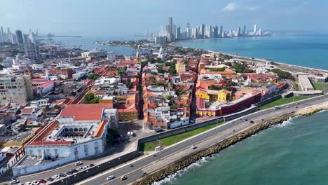 Historische-Stadt-Cartagena-De-Indias-In-Bolivar,-Kolumbien