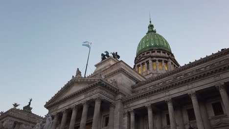 Das-Gebäude-Des-Nationalkongresses,-Buenos-Aires,-Argentinien