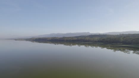 Lake-elementaita-drone-shot-from-the-middle-of-the-lake-looking-inland