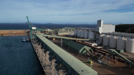 Industria-Minera-En-El-Puerto-De-Esperance,-Australia-Occidental