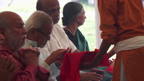 Receiving-blessings-during-a-Hindu-ritual