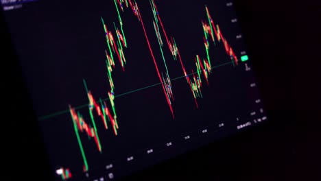 Cryptocurrency-market-trends-displayed-on-a-laptop-screen-with-fluctuating-price-charts