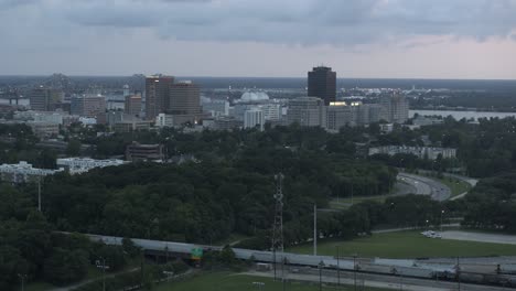 Drohnenaufnahme-Von-Baton-Rouge,-Louisiana