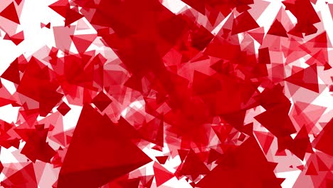 3D-Pyramid-polygon-triangle-animated-shapes-on-white-background-digital-geometric-pattern-motion-graphics-design-illusion-effect-pastel-colour-red