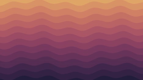 Abstrakte-Wellen-In-Bewegung:-Ein-Fließender,-Farbenfroher-Hintergrund-Mit-Sanften,-Wellenförmigen-Farbverläufen-In-Leuchtenden-Orange--Und-Lilatönen-–-Hintergrund-Mit-Farbharmonie