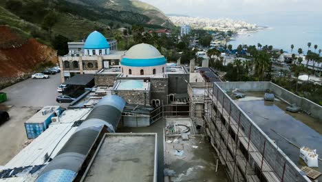 Tomb-of-Rabbi-Meir-Baal-Hans
A-drone-shot-over-the-tomb-complex-near-the-Sea-of-Galilee-near-Tiberias