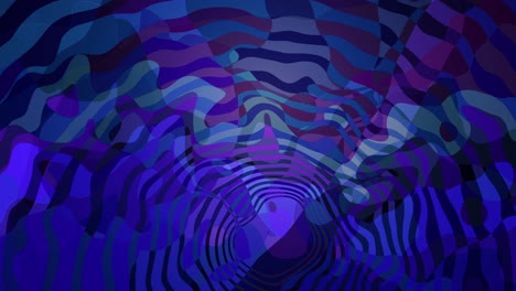 Hypnotic-Blue-Purple-Patterns:-An-Abstract-Psychedelic-Concentric-Liquid-Motion-Background---Intricate-Turbulence:-Groovy-Curves-in-Motion