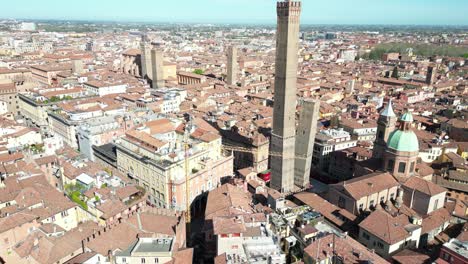 Die-Berühmte-Historische-Innenstadt-Von-Bologna,-Italien