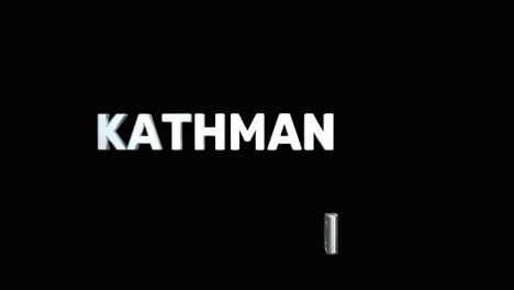A-smooth-and-high-quality,-silver-3D-text-reveal-of-the-capital-city-"KATMANDU