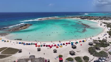 Babystrand-In-San-Nicolas-In-Oranjestad,-Aruba