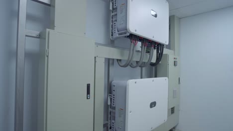 Control-of-inverters-solar-panel-on-the-wall-inside-room