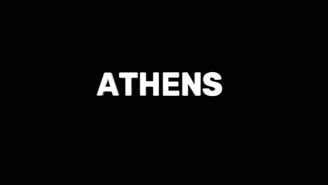 Eine-Glatte-Und-Hochwertige,-Silberne-3D-Textdarstellung-Der-Hauptstadt-&quot;Athen