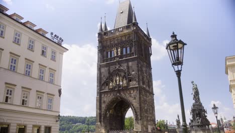 Torturm-Der-Karlsbrücke,-Prag,-Tschechische-Republik
