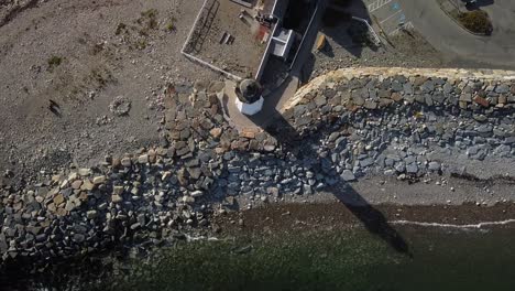 Aerial-footage-of-the-Scituate-Lighthouse