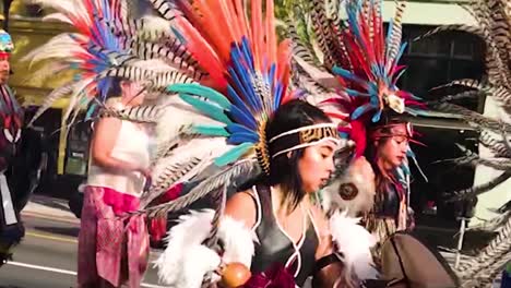 A-diverse-group-of-people-celebrating-a-Cinco-de-mayo-festival-by-rally-in-San-Jose,-California