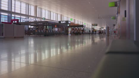 People-passing-by-at-Malaga-Airport