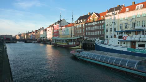 Famous-touristic-destination-while-visiting-the-capital-city-Nyhavn-waterfront-canal