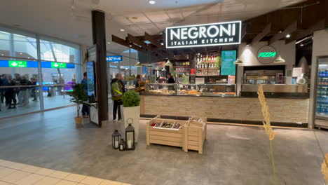 Top-floor-Food-court-of-city-Bodo-airport-Nordland-Northern-norway-