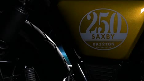 Brixton-Saxby-motorcycle-side-view-with-light-moving-over-it