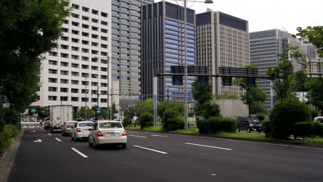 Busy-Streets-in-Tokio,-Capital-of-Japan,-Asia