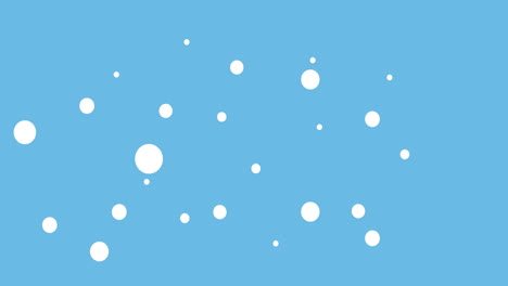 Animation-of-white-spots-on-blue-background