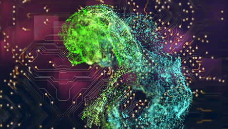 Animation-of-network-of-connections-over-circuit-board