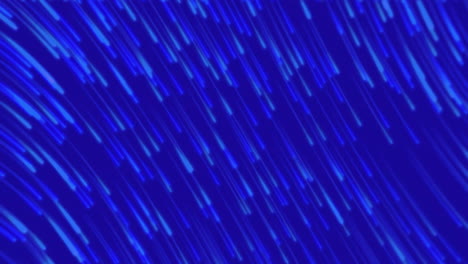 Animation-of-falling-blue-lines-on-blue-background