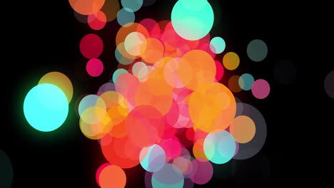 Animation-of-colourful-spots-on-black-background