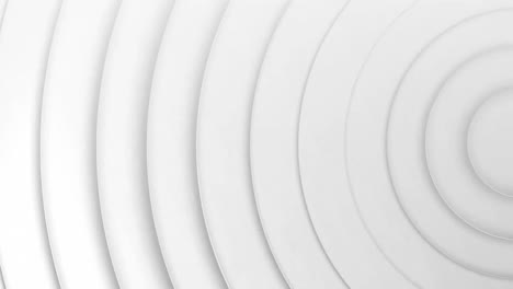 Animation-of-white-circles-moving-on-white-background